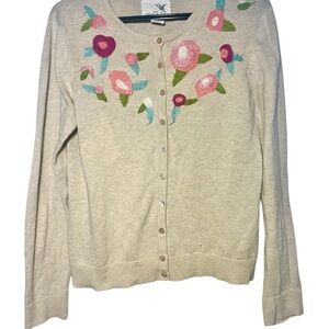 Floral Embroidered Women's Sweater